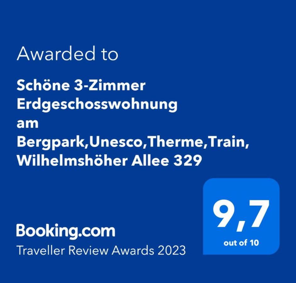 Schoene 3-Zimmer Erdgeschosswohnung Am Bergpark,Unesco,Therme,Train, Wilhelmshoeher Allee 329 Kassel Ngoại thất bức ảnh